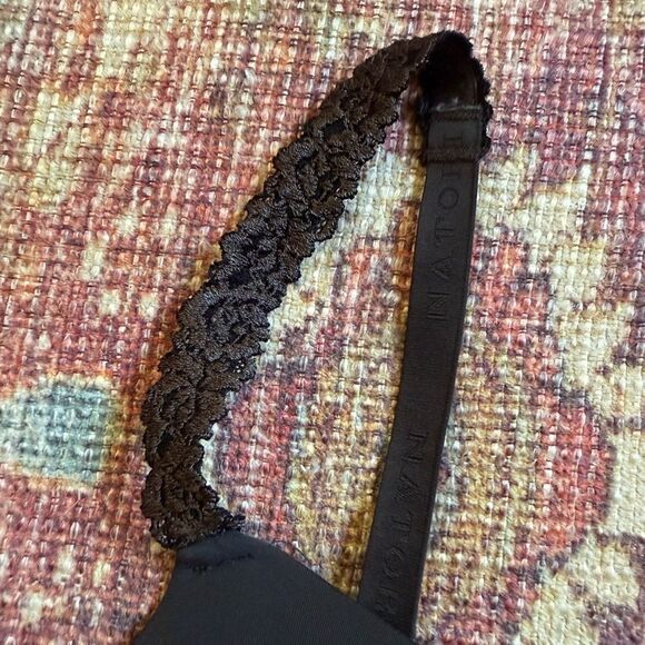 Natori 34D Elegant Black Lace Strap Bra - Picture 2 of 7